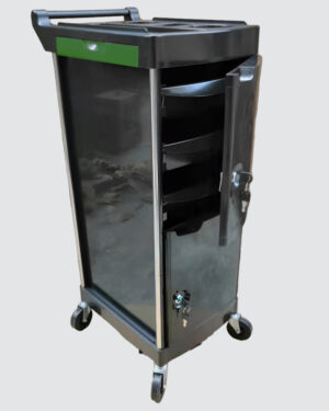 A3 DOOR PLASTIC TROLLEY (GREEN)