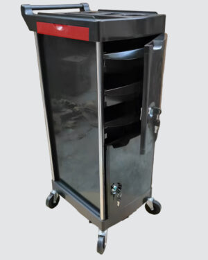 A3 DOOR PLASTIC TROLLEY (RED)